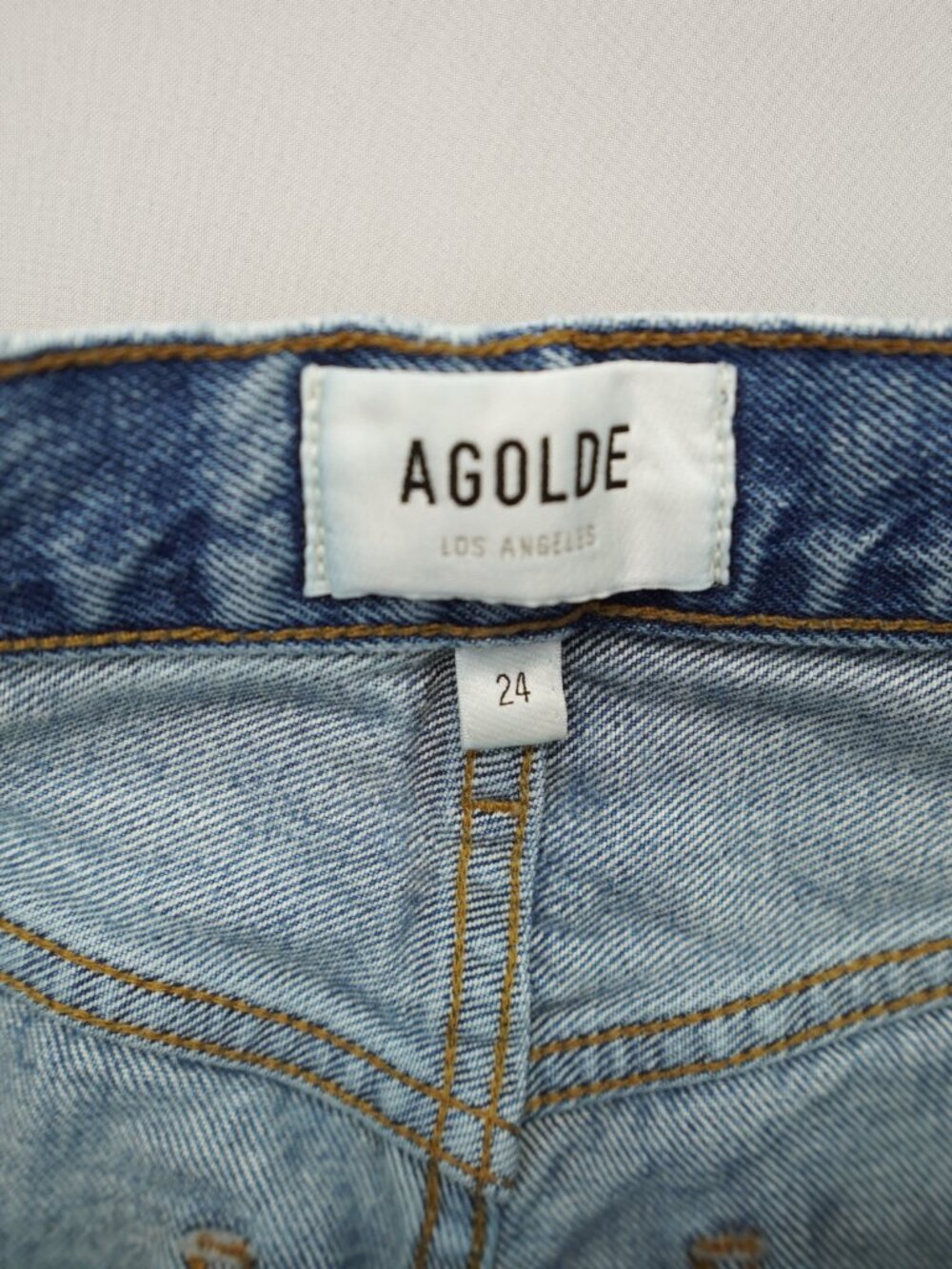 AGOLDE Fran Low Slung Straight Jeans in Reign Size 24 - Picture 7 of 12